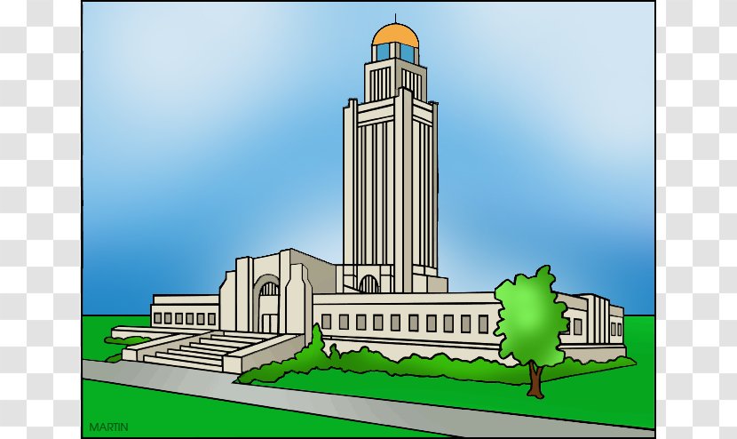 Nebraska State Capitol United States Texas Iowa Rhode Island House - Facade - Cliparts Transparent PNG