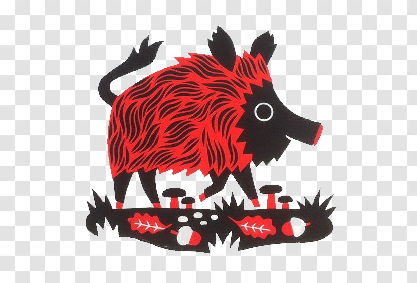 Wild Boar Game Hogs And Pigs Illustration - Domestic Pig - Cartoon Transparent PNG