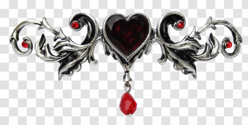 Tiara Heart Headband Choker Fantasy - Necklace - Glastonbury Transparent PNG