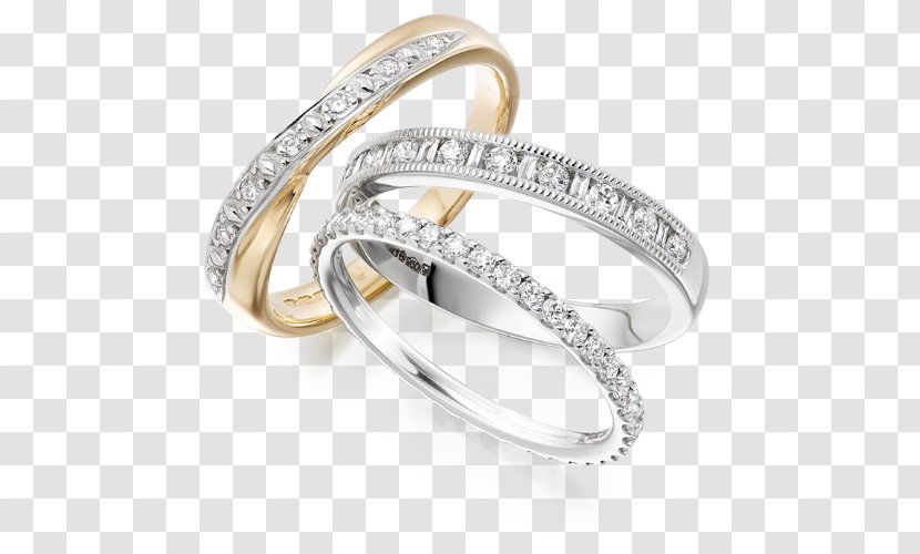 Wedding Ring Silver Bangle Body Jewellery - Platinum Transparent PNG