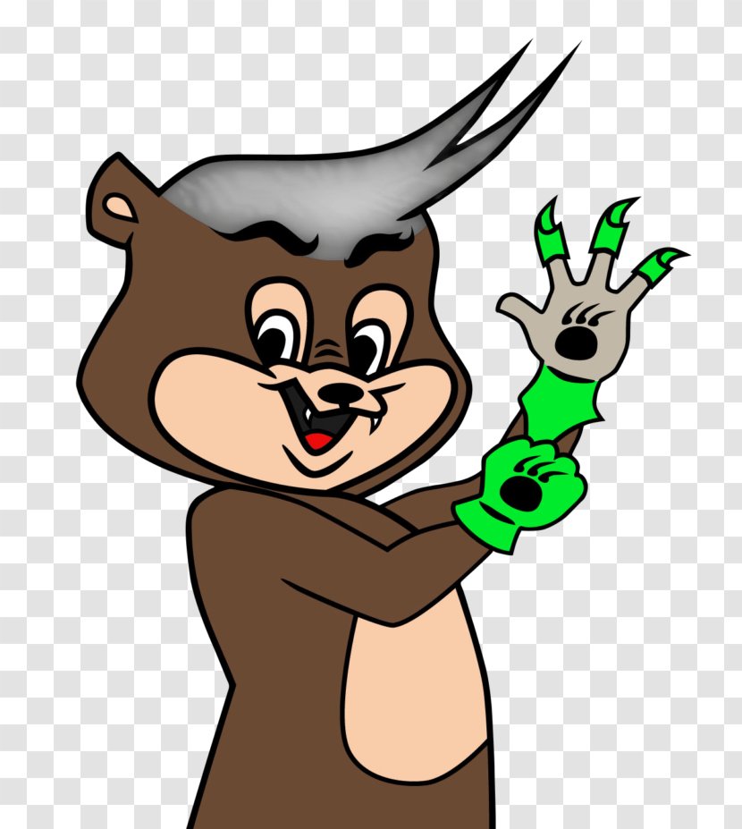 Honey Badger Glove Finger Garden - Gator Mascot Transparent PNG