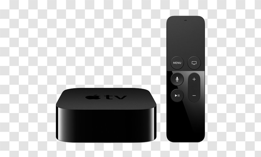 Apple TV (4th Generation) 4K Television - Electronic Device Transparent PNG