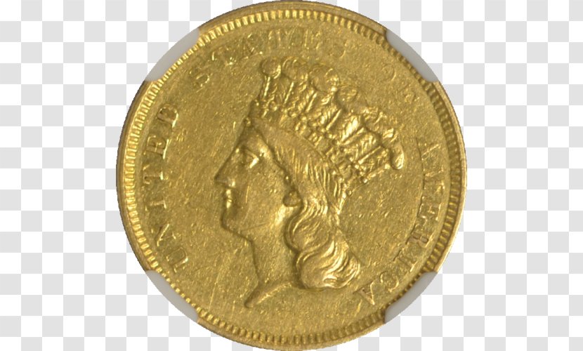 Quarter Gold Medal Bronze 01504 - Currency - Coins Floating Material Transparent PNG