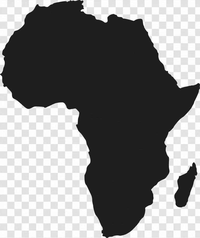 Africa Globe Map - Monochrome Photography Transparent PNG