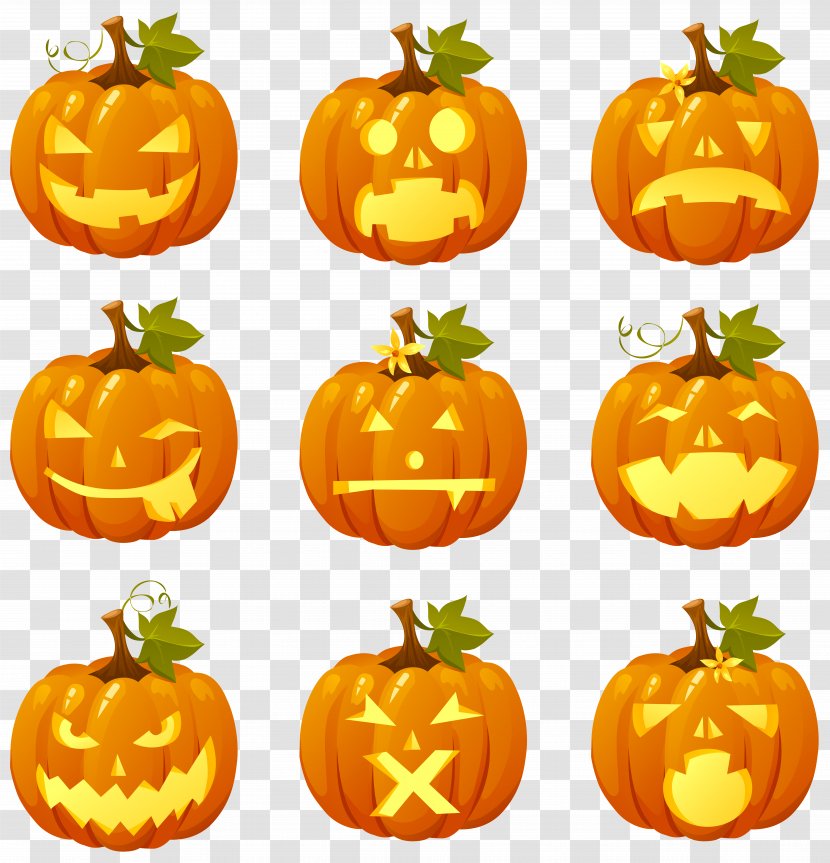 Pumpkin Pie Halloween Jack-o'-lantern - Winter Squash - Cliparts Transparent PNG