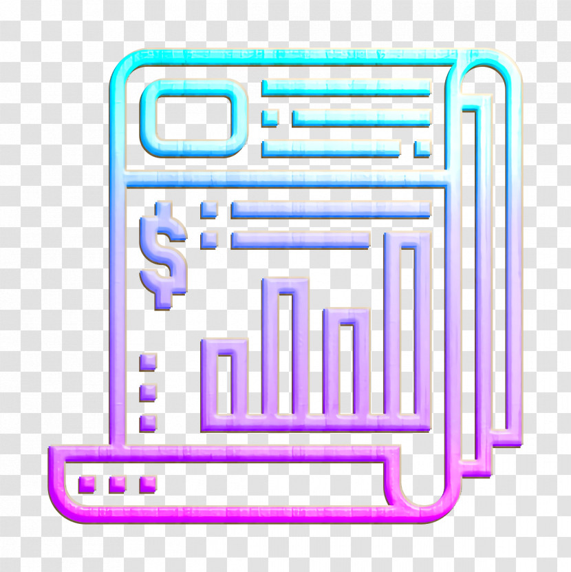 News Icon Investment Icon Newspaper Icon Transparent PNG