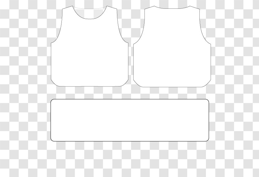 Sleeve Black & White - M Paper Pattern Product DesignBib Transparent PNG