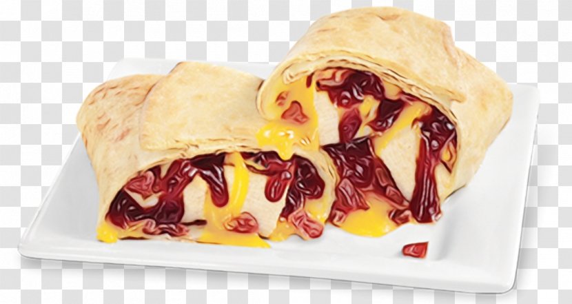 Dish Food Cuisine Ingredient Breakfast Roll - Strudel - Recipe Burrito Transparent PNG