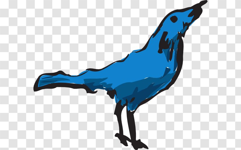 Bird Blue Clip Art Transparent PNG