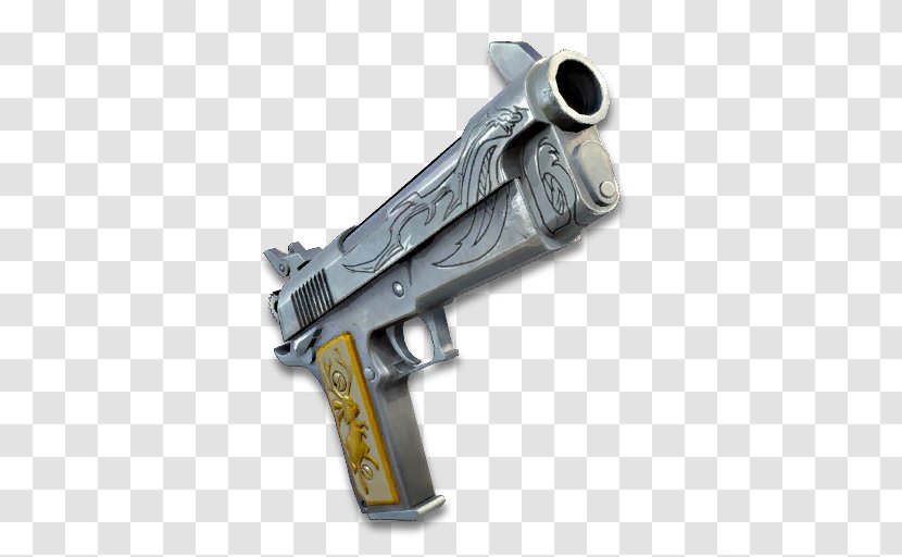 Trigger Fortnite Firearm Ranged Weapon - Watercolor Transparent PNG