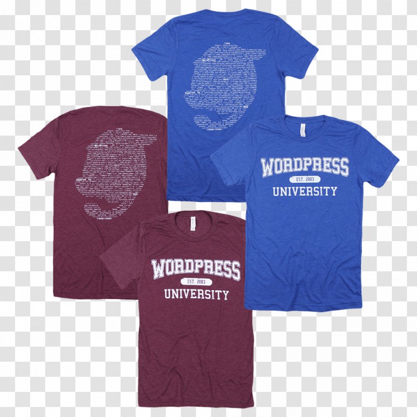 T-shirt WordPress Hoodie Automattic Blog - Zipper - Triple H Transparent PNG