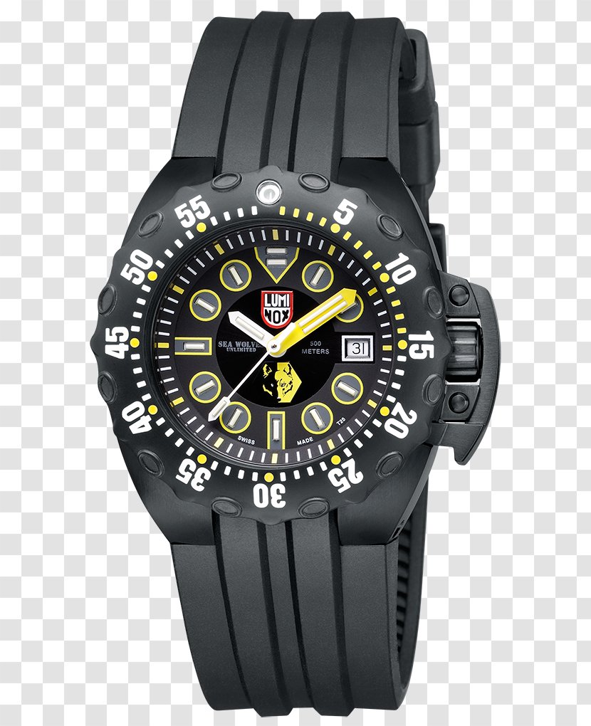 Luminox Navy Seal Colormark 3050 Series Diving Watch Underwater - Clock - Deep Dive Transparent PNG