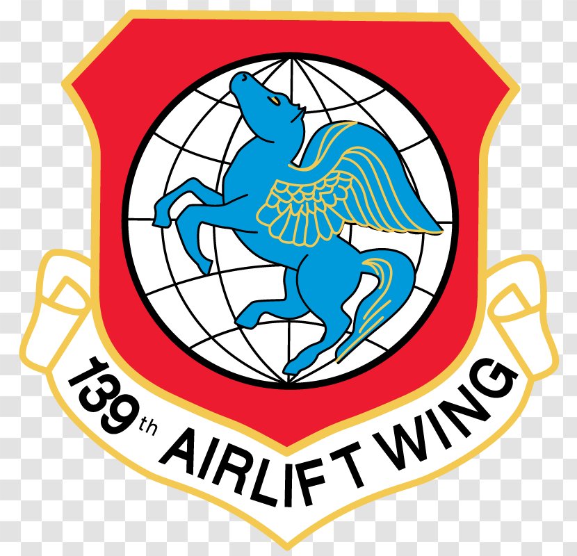 Rosecrans Air National Guard Base 139th Airlift Wing Saint Joseph Organization - Crest - Squadron Transparent PNG