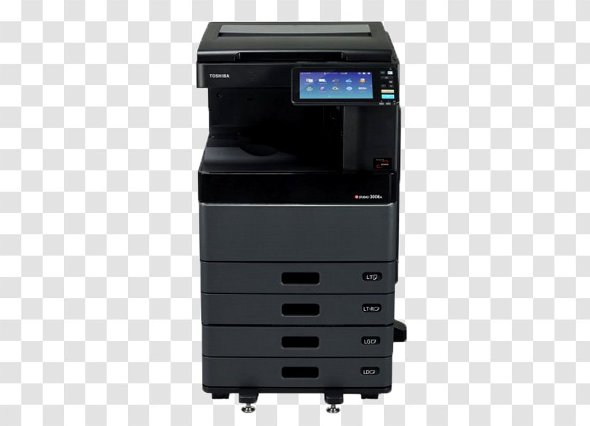 Photocopier Multi-function Printer Toshiba Standard Paper Size Printing - Photocopying Transparent PNG