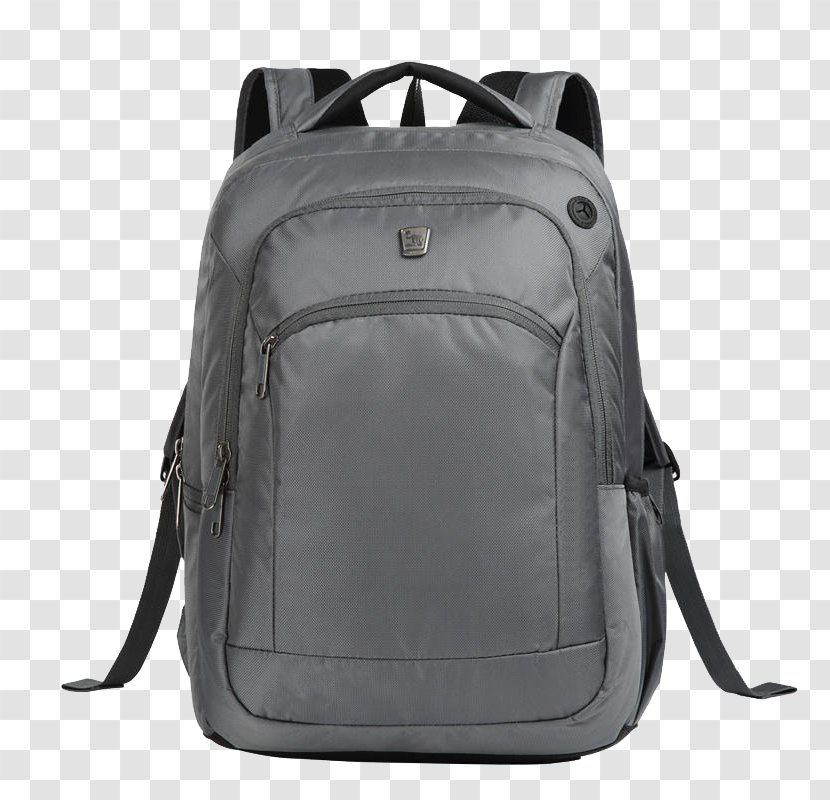 Backpack Messenger Bag Laptop Baggage - Silver - Deep Bags Transparent PNG