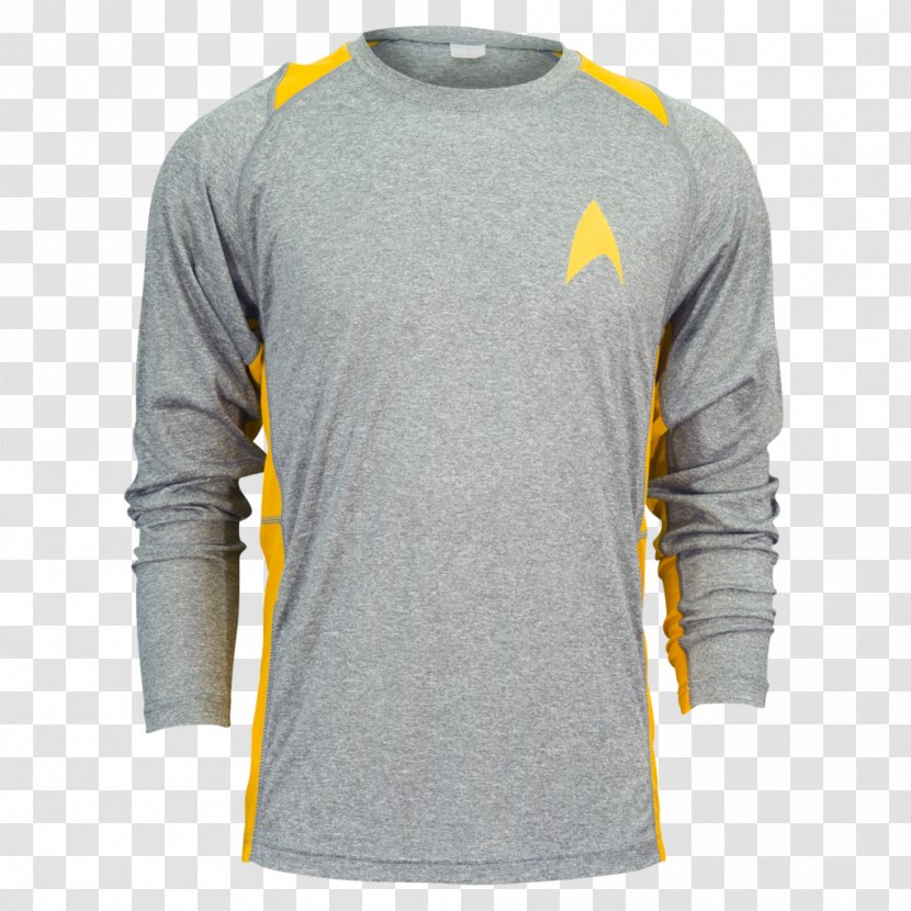 Long-sleeved T-shirt Star Trek - Shoulder - Green Lady Transparent PNG