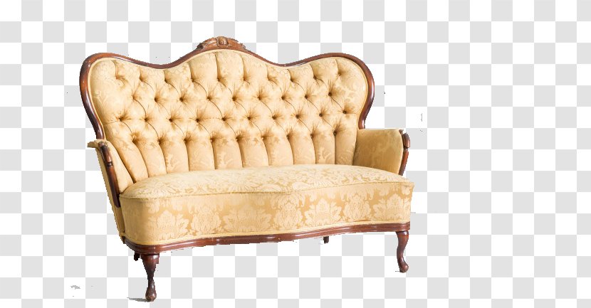 Couch Stock Photography Vintage Clothing Upholstery Chair - High-end Sofa Transparent PNG