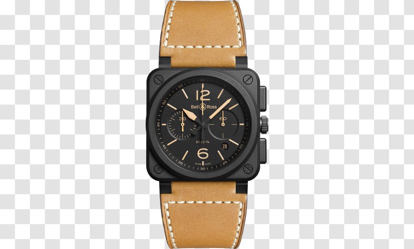 Chronograph Bell & Ross Watch Jewellery Swiss Made - Strap Transparent PNG