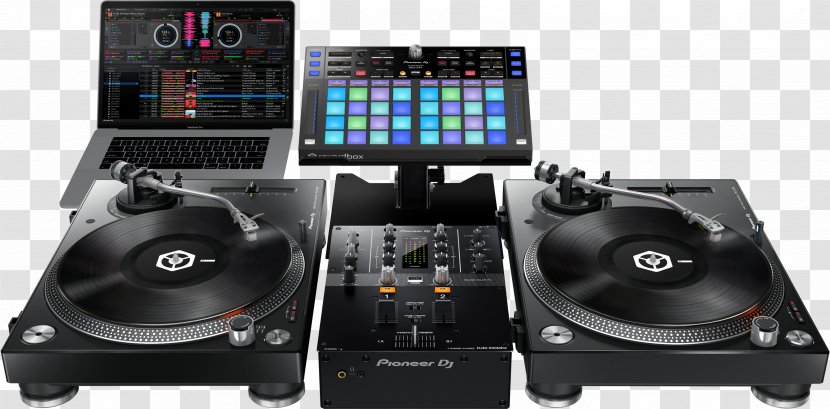 DJ Controller Pioneer Disc Jockey Fade Serato Audio Research - Frame - Silhouette Transparent PNG