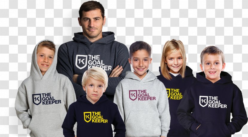Hoodie T-shirt Team Sport Sleeve - Jersey - Iker Casillas Transparent PNG