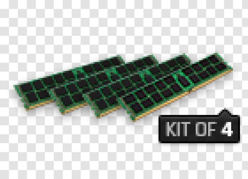 DDR4 SDRAM Registered Memory DIMM Computer Data Storage - 2400 X 600 Transparent PNG