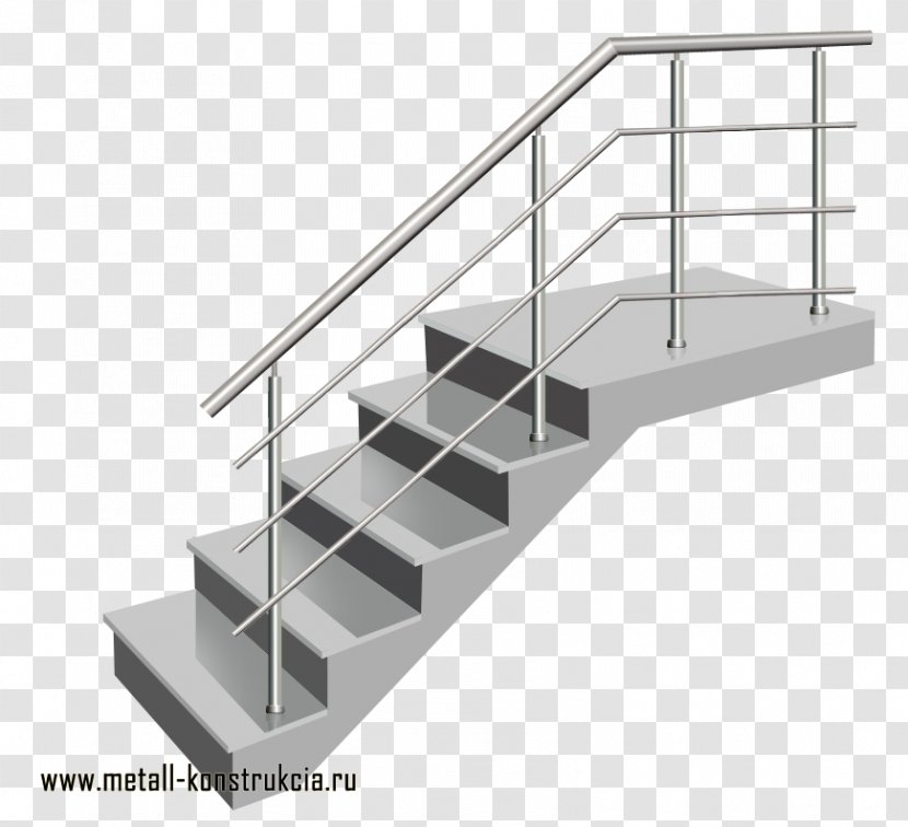 Staircases Guard Rail Handrail Chanzo Metal Construction - Railing Transparent PNG