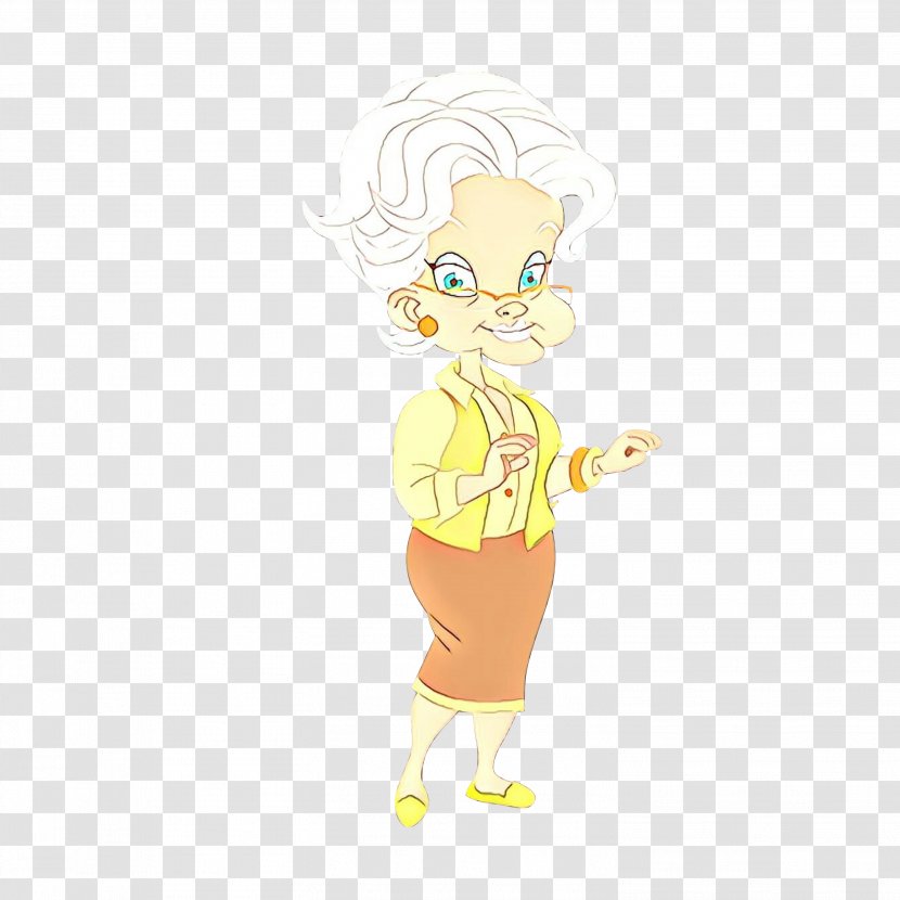 Cartoon Yellow Animation Fictional Character Transparent PNG
