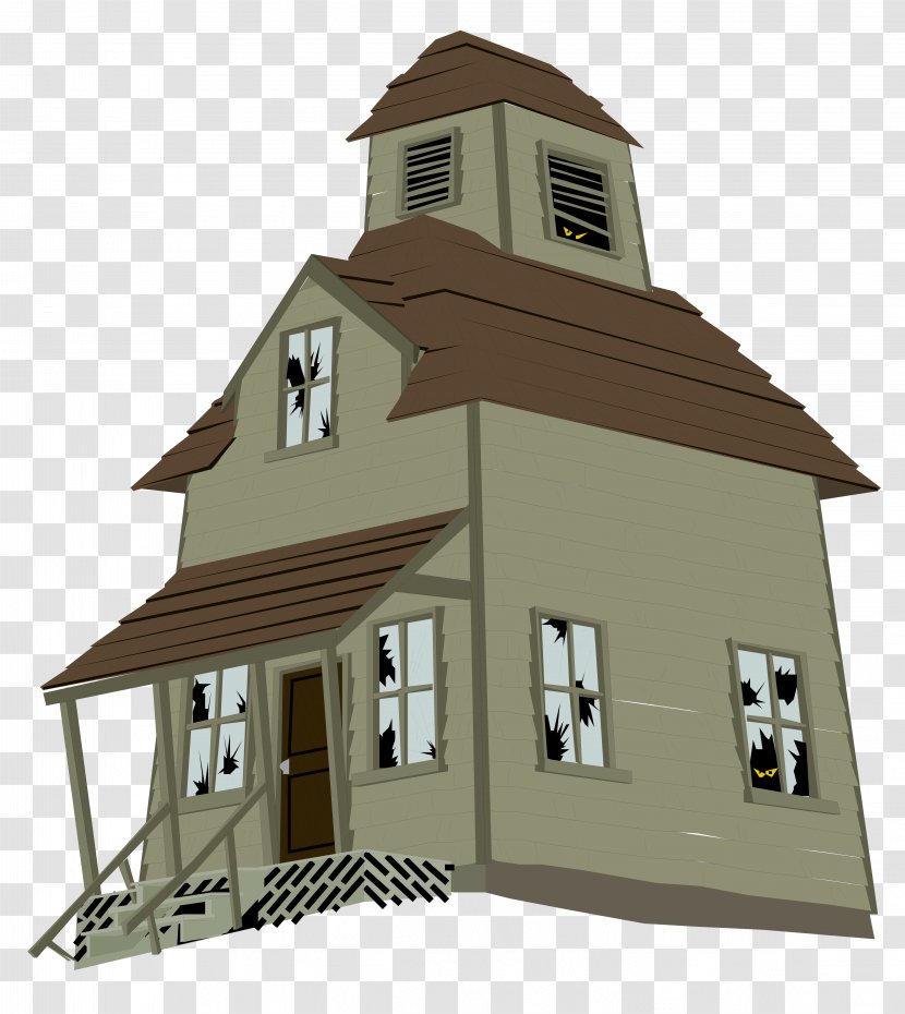 Haunted House Ghost - Attraction - Vector Clipart Transparent PNG