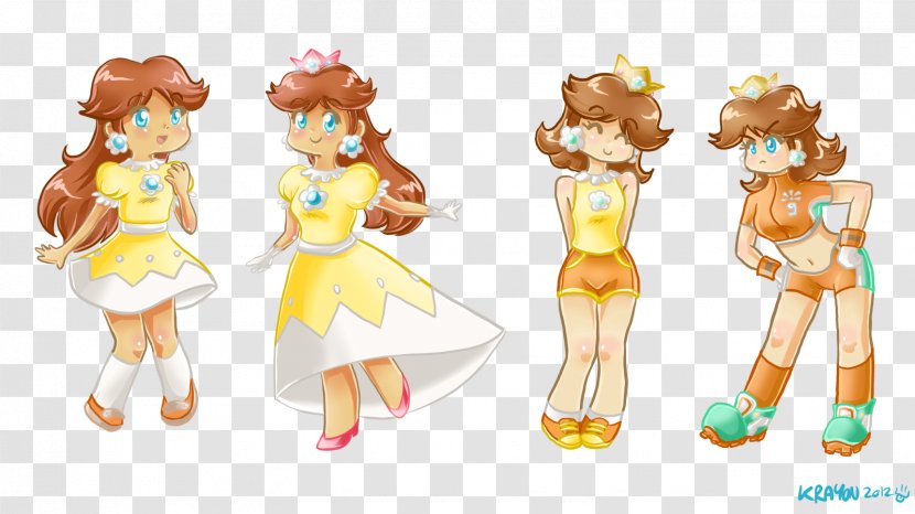 Princess Daisy Peach Mario Party 3 Super All-Stars - Frame Transparent PNG