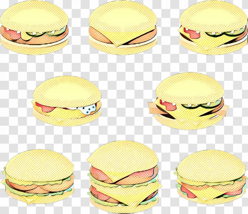 Hamburger - Pop Art - Bun Finger Food Transparent PNG