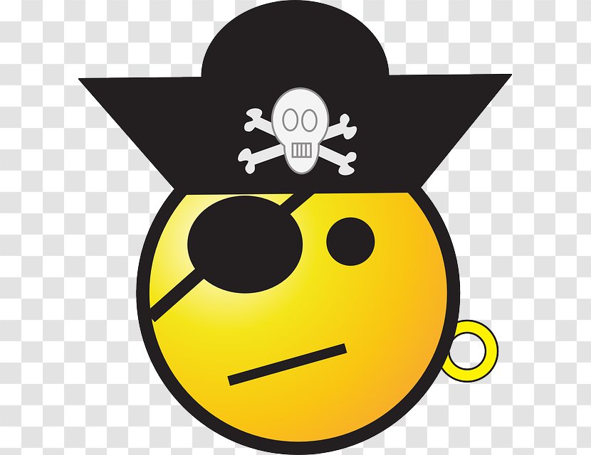 Smiley Emoticon Piracy Jolly Roger Clip Art - Happy Doll Transparent PNG