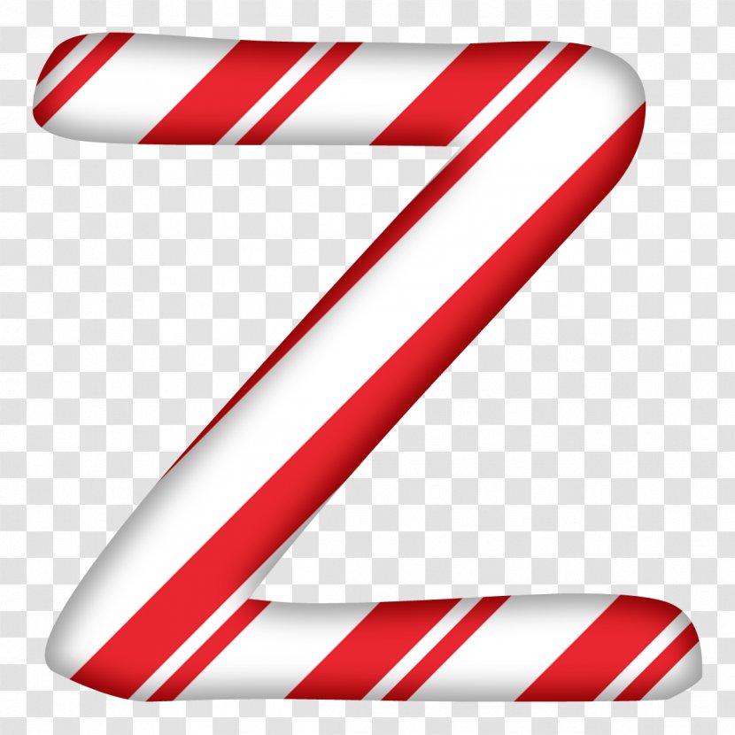 Candy Cane Letter Digital Scrapbooking Christmas - G Transparent PNG