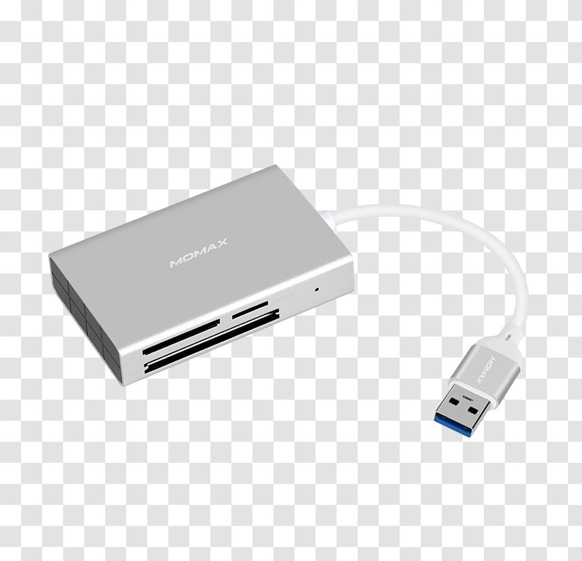 Laptop HDMI USB Hub Adapter Card Reader - Technology Transparent PNG