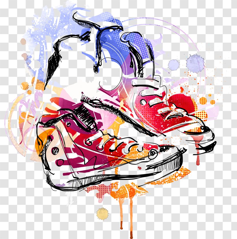 Sneakers Shoe Royalty-free Stock Photography - Heart - Frame Transparent PNG