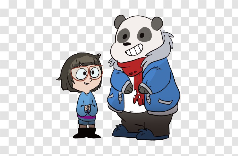 Bear Giant Panda Undertale Cartoon Network Homo Sapiens - We Bare Bears Transparent PNG