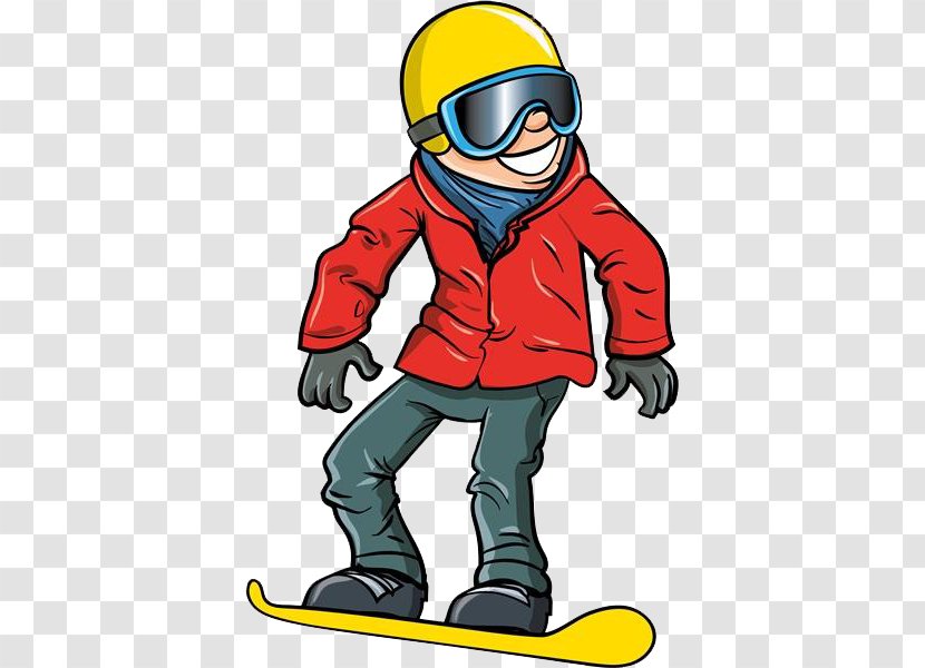 Winter Olympic Games Snowboarding Cartoon - Sport - Ski Man Transparent PNG