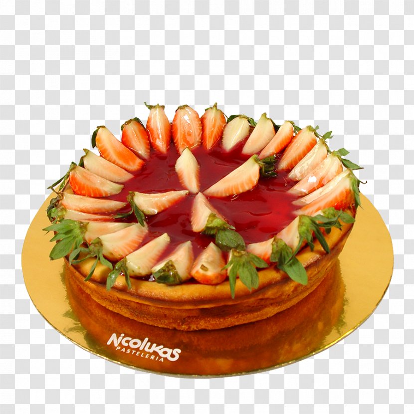 Cheesecake Tart Torte Fruitcake Recipe - Strawberry Transparent PNG