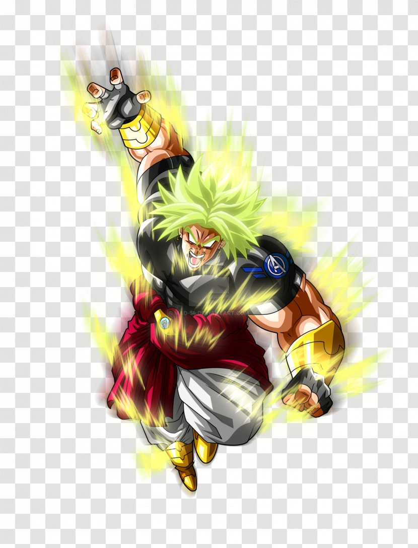 Dragon Ball Art Bio Broly Goku - Frame Transparent PNG