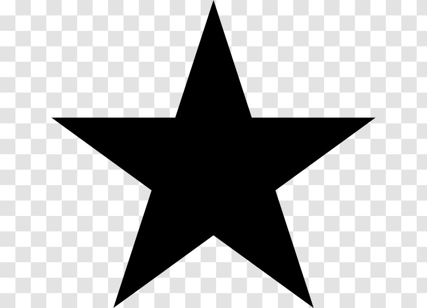 Black Star Clip Art - Three-dimensional Stars Transparent PNG