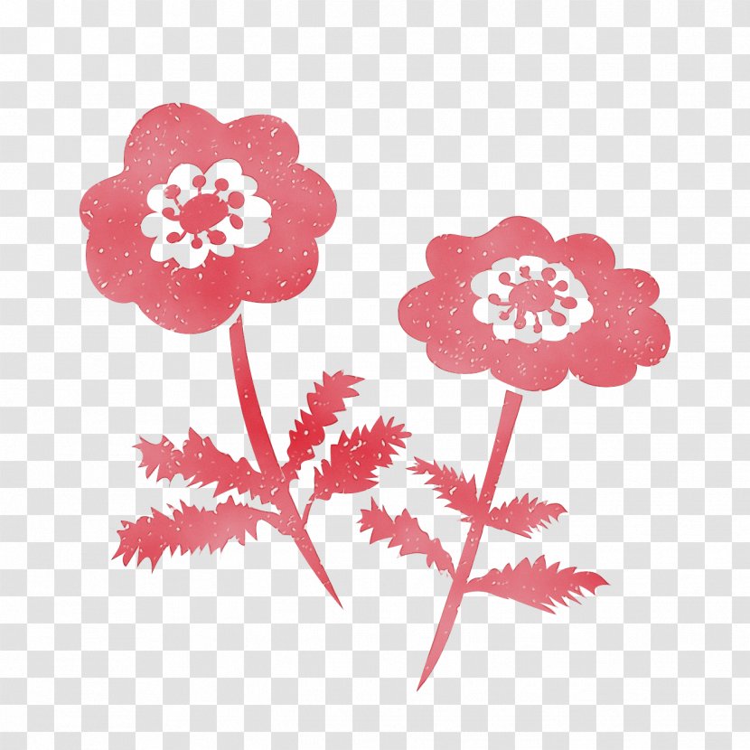 Pink Flower Plant Petal Pedicel - Perennial Cut Flowers Transparent PNG
