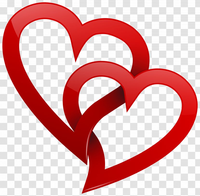 Heart Clip Art - Silhouette - Hearts Transparent PNG