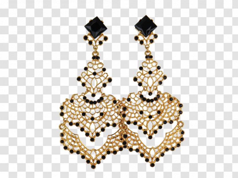 Earring Body Jewellery - Fashion Accessory - Gold Chandelier Transparent PNG