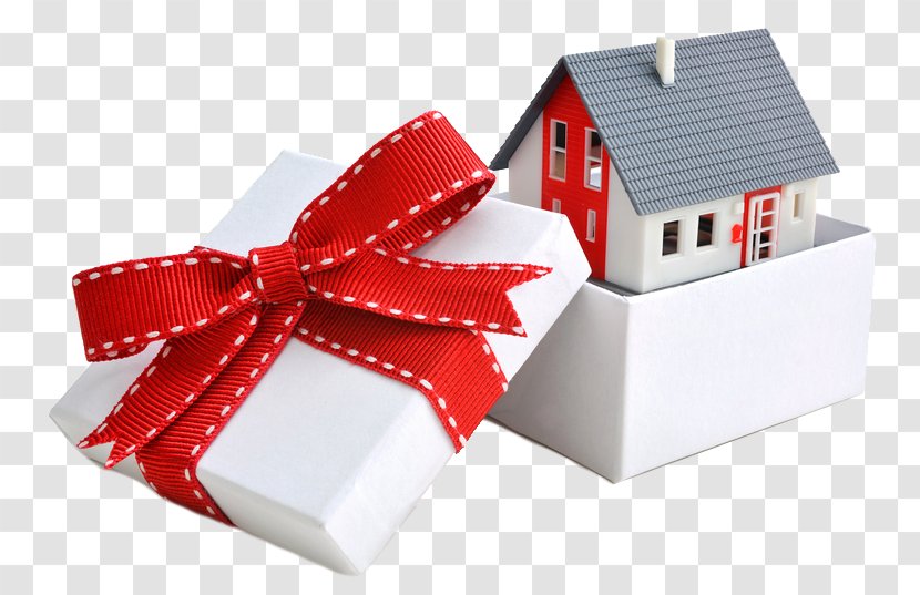 Gift Stock Photography House Real Estate Royalty-free - Property - Wrapping Transparent PNG