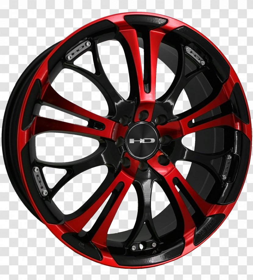 Car Rim Alloy Wheel Jeep - Red Transparent PNG