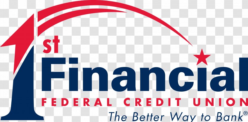 1st Financial Federal Credit Union Logo Cooperative Bank - Text Transparent PNG