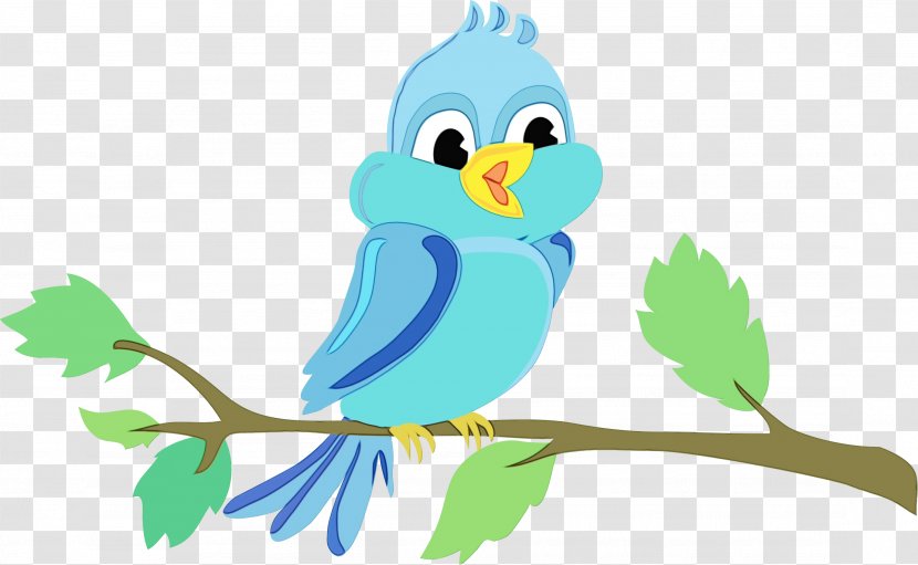 Bird Bluebird Beak Parrot Cartoon - Perching - Songbird Transparent PNG