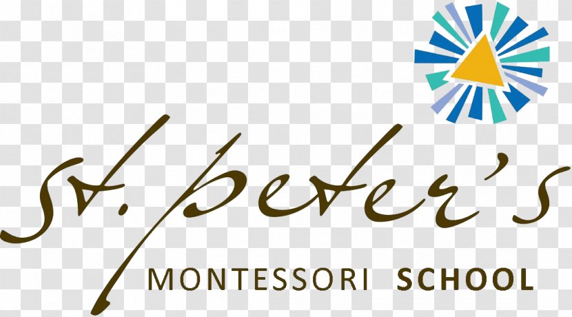 Montessori Education Christian School Logo - Text Transparent PNG
