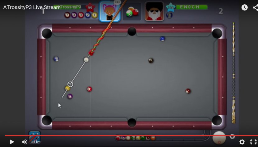 8 Ball Pool - Cue Stick - Multiplayer Eight-ball Game8 Transparent PNG