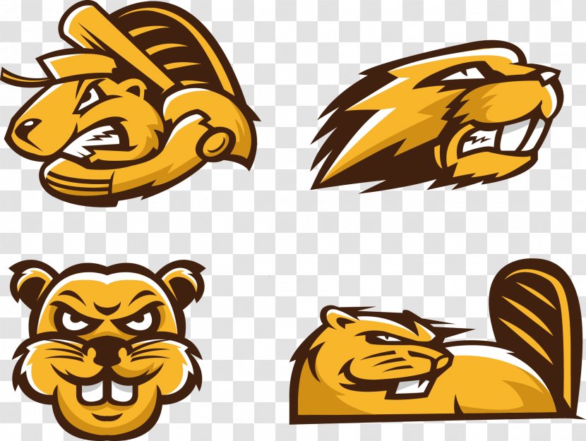 Tiger Clip Art - Royalty Free - Vector Yellow Transparent PNG