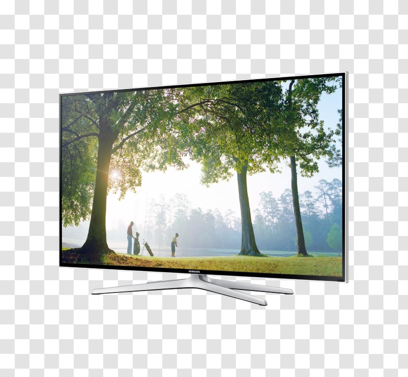 LED-backlit LCD Smart TV Samsung Group High-definition Television - Rectangle - Mango Lassi Transparent PNG